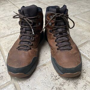 Merrell Forestbound Mid Mens Size 14 Boots Brown Hiking Trail Shoes J16495